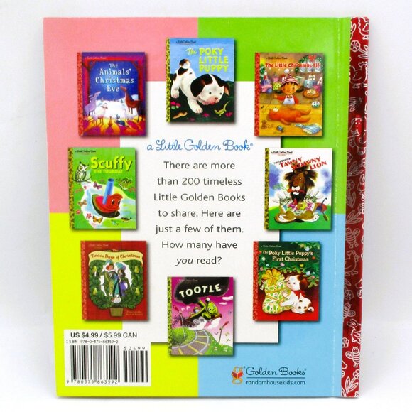 The Night Before Christmas Hardcover Little Golden Book Classic By Clement Moore - Picture 2 of 2